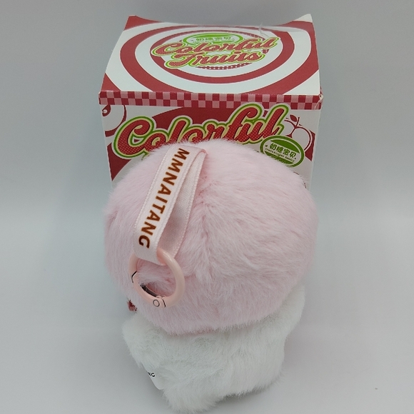 Colorful Fruits Pink "Suger Baby" Bag Charm - Picture 2 of 4